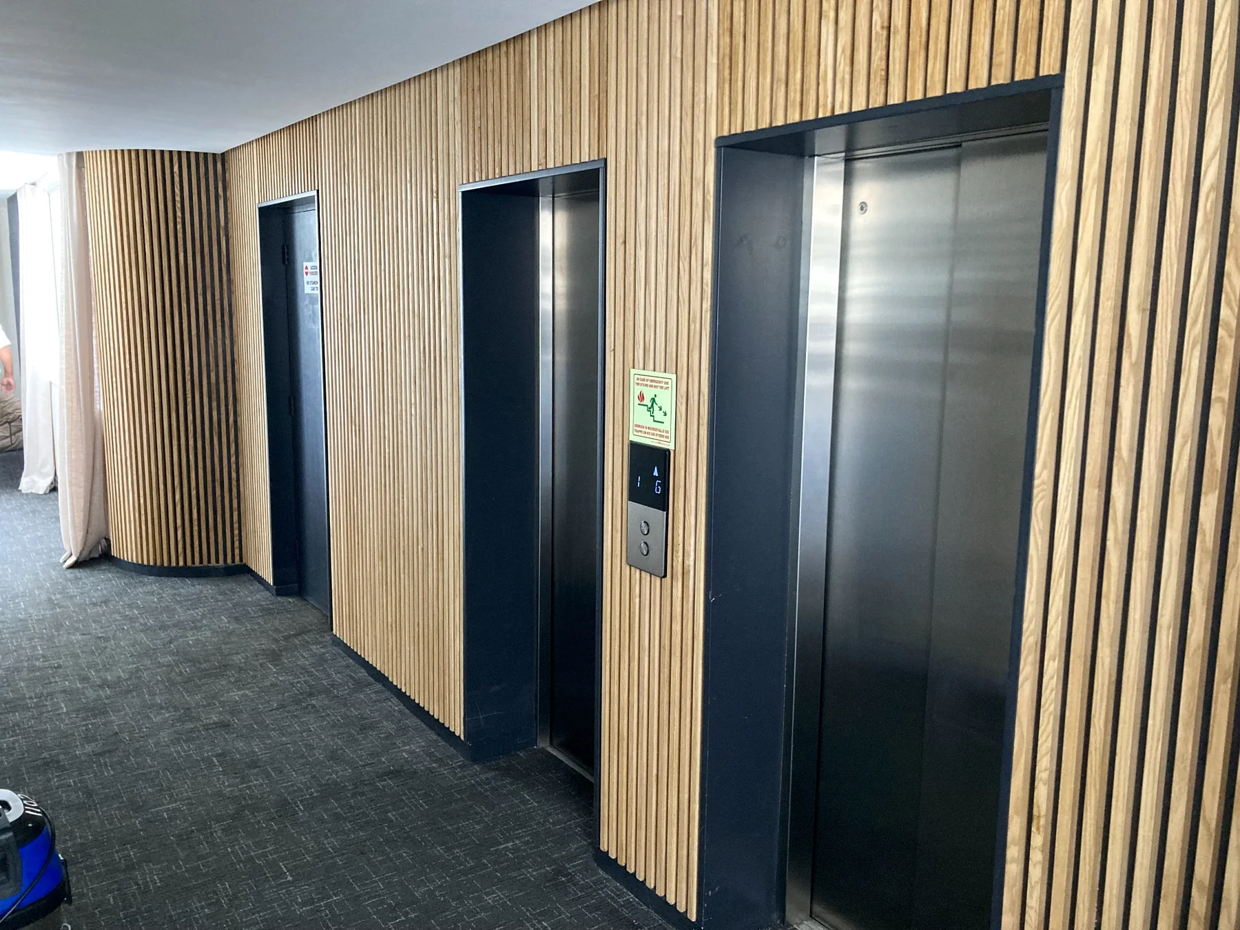 Completed NS Smart hotel lift lobby upgrade